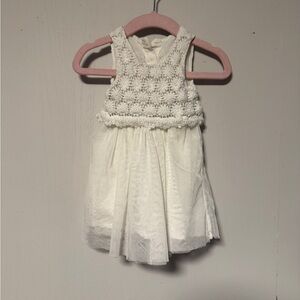 Mothercare baby Elegant White Lace Kids Dress sz 3-6m